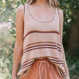 Knit tank top